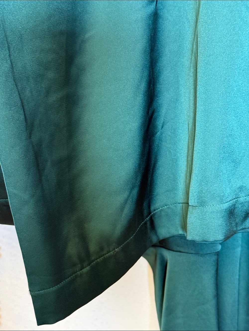Express Forest Green Long Sleeve Jumpsuit - Picture 7 of 10